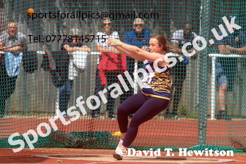 Senior Womens hammer, 2024 Northern Senior and Under-20s Track and Field Champs, Middlesbrough.  Photo: David T. Hewitson/Sports for All Pics